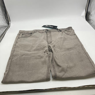 7GROOVE MEN'S JEANS STRAIGHT DENIM - SIZE: MEN 38/32 - LT. GRAY - Brand New