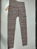 SHOSHO LEGGINGS HIGH WAISTED CROP ACTIVEWEAR SIZE: S/M - DARK GRAY HEATHER - Like New