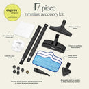 DUPRAY NEAT STEAM CLEANER WITH 17-PIECE KIT POWERFUL CHEMICAL-FREE - WHITE - Like New