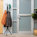 MIND READER COAT RACK, HALL TREE, FREESTANDING, METAL, 14.75"L X 16.5"W X 69"H - Like New