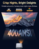 ANTMAP1080P PROJECTOR WIRED SCREEN MIRRORING MINI MOVIE PROJECTOR - SILVER - Like New