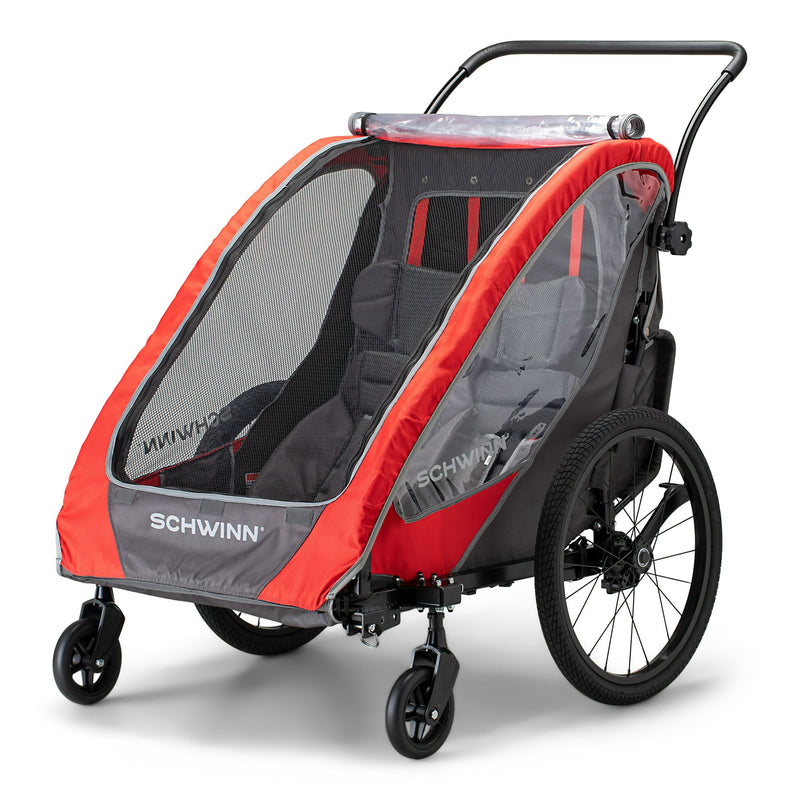 SCHWINN SUMMIT DELUXE INFANT TRAILER - RED - Like New