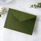 PONATIA 50 pcs. Pack A7 Envelopes 5.25 x 7.5'' Olive Green Envelopes - Brand New