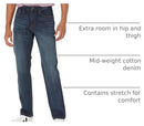 AMAZON ESSENTIALS MEN'S ATHLETIC-FIT STRETCH JEANS DISCONTINUED COLORS 35x30 - Brand New