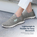 SKECHERS SUMMITS DAZZLING HAZE SNEAKER WOMEN 12 WIDE GREY MINT - Like New