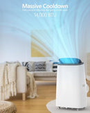 GARVEETECH 14,000 BTU DRAINAGE-FREE PORTABLE AIR STANDBY MODE JHS-A020B-09KR-D - Like New