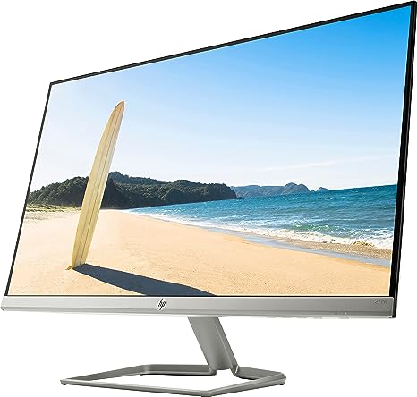 HP 27" 1920x1080 Pixel FHD LED Piatto Argento 27FW - WHITE - Like New