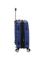 ROCKLAND MELBOURNE HARDSIDE EXPANDABLE LUGGAGE SPINNER WHEELS 3-PIECE SET - BLUE - Like New