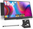 ZSCMALLS PORTABLE MONITOR, 15.6" 1080P FHD P156A02C - BLACK - Scratch & Dent
