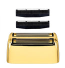 BABYLISSPRO METALFX GOLD REPLACEMENT DOUBLE FOIL SHAVERS HEAD & CUTTERS - GOLD - Brand New