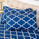 LINNUO HOURSE Home Blue King Size Quilt Sets 5 Pieces H61A-B0CJRGGLPL - Blue - Brand New