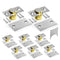 TONITRUI SILENT BALL CATCH ADJUSTABLE STRONG MAGNET DOOR CATCH, 8 PACK - SILVER - Like New
