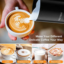 SECURA ELECTRIC MILK FROTHER, AUTOMATIC MILK STEAMER WARM OR COLD FOAM - BLACK - Like New