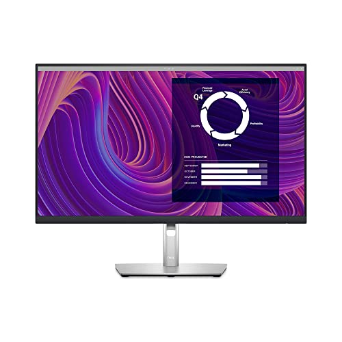 DELL P2723D 27" QHD WLED LCD MONITOR - 16:9 - BLACK/SILVER New