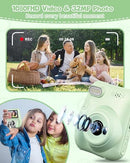 LETSHAHA KIDS INSTANT PRINT CAMERA 3.0" HD 32MP PHOTO INSTANT - Green - Like New