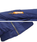 GALAXY BY HARVIC SPIRE BY GALAXY MEN'S FLIGHT JACKET SIZE MEN 3XL NAVY - Brand New