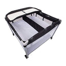 JOOVY ROOM TWIN NURSERY CENTER WITH BASSINET, 9051, 1 COUNT, 1 PACK, BLACK/GRAY - Like New