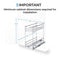 HOME ZONE LIVING PULL OUT KITCHEN CABINET ORGANIZER WITH TWO TIERS OF STORAGE - Like New