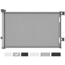 CUMBOR RETRACTABLE DOG GATE FOR STAIRS, MESH GATES FOR THE HOUSE - B-GRAY - Like New