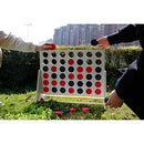 Juegoal 4 in a Row Giant Game Set 1.5FT Height Classic - Brown - Brand New
