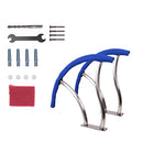 CHEINAUTO POOL HANDRAIL 30"X30" SWIMMING POOL STAIR RAIL PSH007 - BLUE - Like New