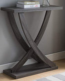161864 Mid Century Modern Entry Hall Console Table (Distressed Grey) - Brand New