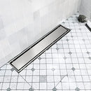 USHOWER 36" Linear Shower Drain Reversible 2-in-1 Tile Cover SUS304 - Nickel - Brand New