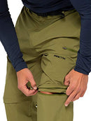 91778-37 ARCTIX MEN'S CLIFF CONVERTIBLE TRAIL PANT TALL - SIZE M 34 - OLIVE - Brand New