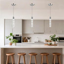 ESFOS PENDANT LIGHT KITCHEN ISLAND 6500K MODERN BRUSHED NICKEL 3 PACK - NICKEL - Like New