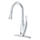 BIO BIDET FLOW X TOUCHLESS KITCHEN FAUCET WITH PULL DOWN HIGH SINGLE HANDLE - Like New