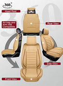 Oasis Auto Waterproof Leather Seat Cover 3RD Row OS-012 Tan - Brand New