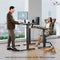 SMUG Standing Desk 48 x 24 Electric Height Adjustable Home Office - Rustic Brown - Like New