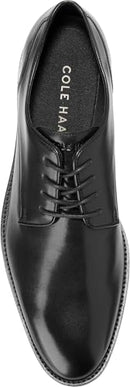 C42273 COLE HAAN MEN'S LENOX HILL PLAIN TOE OXFORDS BLACK SIZE 9 - Like New