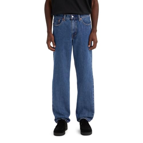 005050222 LEVI'S MEN'S 505 REGULAR STANDARD FIT JEANS 34X30 - BLUE/IN YOUR COURT - Brand New