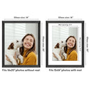 Americanflat 16x20 Poster Frame Matted to 12x16 B0CMC2HY6B - Black - Brand New
