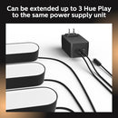 PHILIPS HUE 16'-FOOT EXTENSION CABLE FOR PHILIPS HUE PLAY LIGHT BAR - BLACK - Brand New