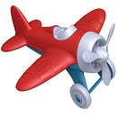 GREEN TOYS AIRPLANE & BOARD BOOK (AIRPLANE COLOR MAY VARY) - RED/BLUE/GRAY - Like New