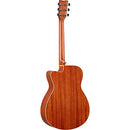 YAMAHA CONCERT CUTAWAY TRANSACOUSTIC GUITAR W/ CHORUS AND REVERB BROWN SUNBURST - Like New