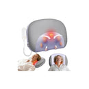 JZBRAIN NECK MASSAGER PILLOW HEAT CORDLESS NECK MASSAGER PAIN RELIEF GRAY - Like New