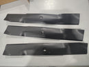 GENERIC 18" MOWER BLADES REPLACEMENT  JOHN DEERE Z540M Z375R PACK OF 3 - BLACK - Like New