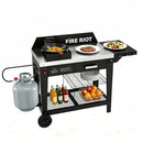 FIRE RIOT OUTDOOR PROPANE WOK COOKING STATION 50,000 BTU - BLACK - Like New
