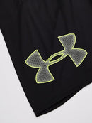 UNDER ARMOUR MEN'S UA TECH™ GRAPHIC SHORTS - SIZE: MEN L - BLACK/GRAPHITE - Brand New