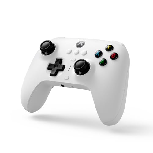 8BITDO ULTIMATE 3-MODE CONTROLLER FOR XBOX HALL 81HB - OFFICIALLY LICENSED WHITE Like New