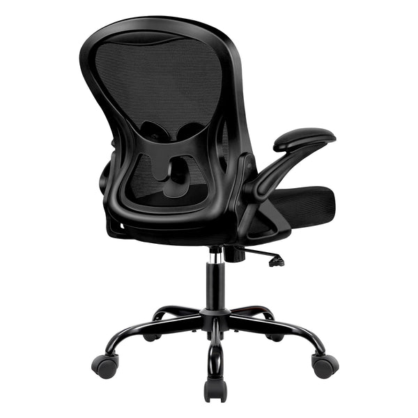 WINRISE ERGONOMIC OFFICE CHAIR DESK SWIVEL TASK MID BACK STYLISH WR935 - BLACK - Like New
