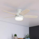 HUNTER FAN COMPANY HUNTER FAN 48 CEILING FAN LIGHT KIT REMOTE CC50683 - WHITE - Like New