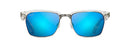 MAUI JIM KAWIKA FASHION SUNGLASSES 54MM CRYSTAL/BLUE HAWAII MJ-257-CRY/BLUHAW - Like New