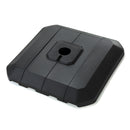 Home Zone Living 168lb Offset Cantilever Fillable Patio Umbrella Base Stand - Like New