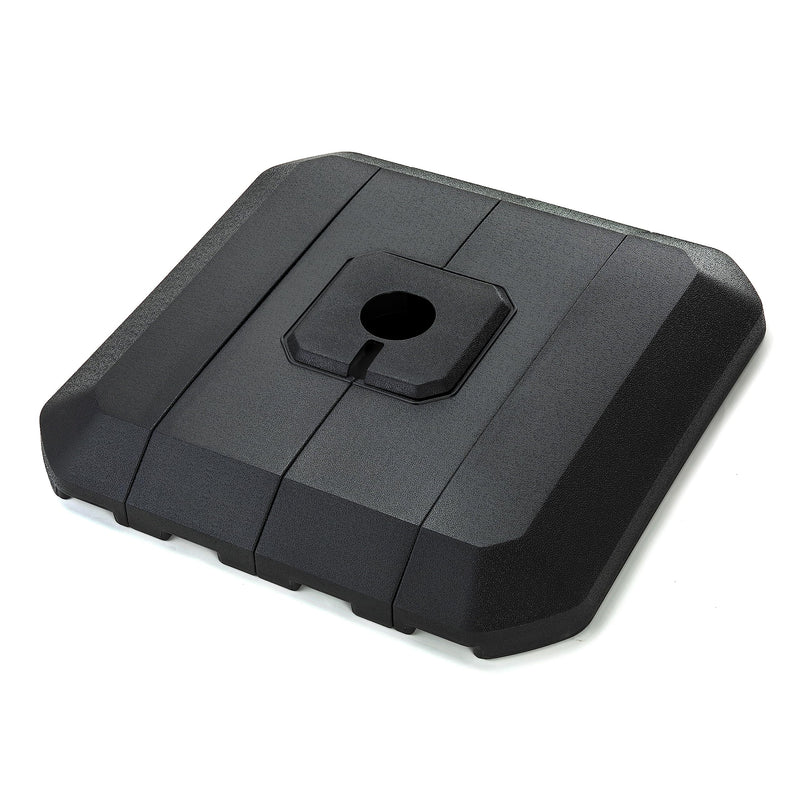 Home Zone Living 168lb Offset Cantilever Fillable Patio Umbrella Base Stand - Like New