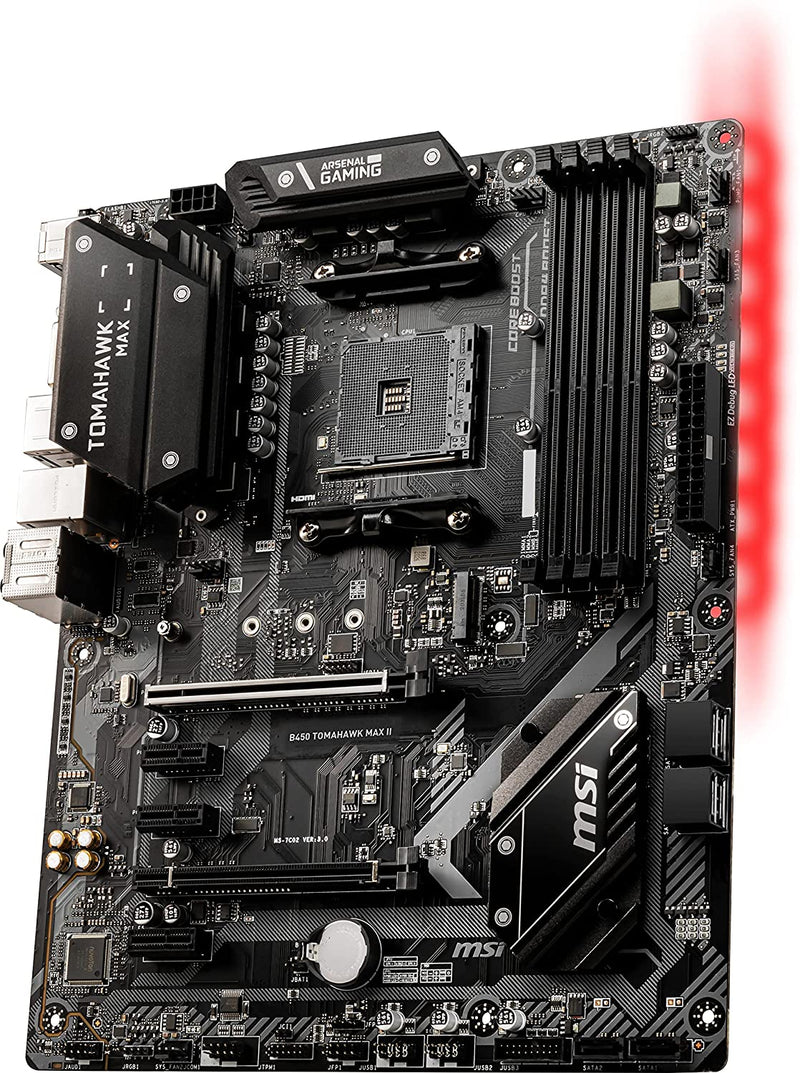 MSI B450 TOMAHAWK AM4 ATX Gaming Motherboard B450 TOMAHAWK MAX II - Like New