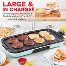 Dash Deluxe Everyday Electric Griddle Removable Nonstick Plate Aqua B08S6HRMFV - Brand New